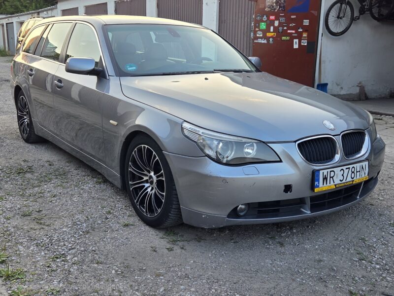 BMW 525D E61 177km 202000km Xenon Skóra Nawigacja