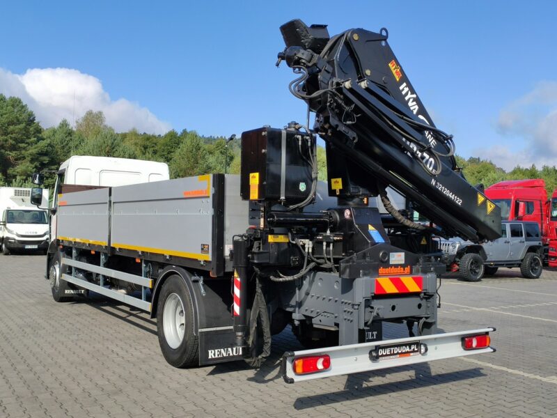 Renault Midlum 180.240DXI + HDS HYVA HB170E2 Udzwig 3.6Tony Nowe Ogumienie Tył Poduszka ważne UDT Super Stan UNIKAT