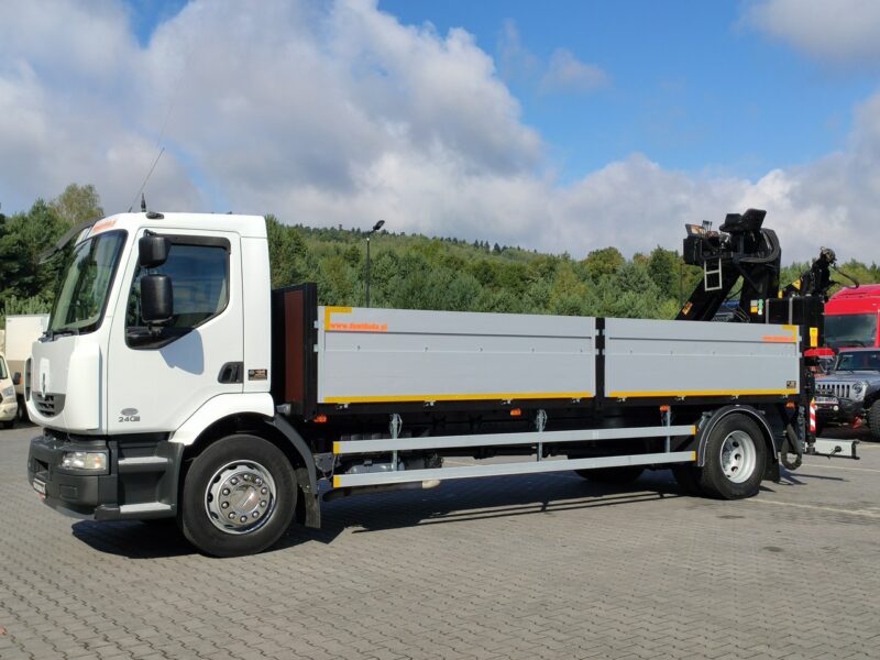 Renault Midlum 180.240DXI + HDS HYVA HB170E2 Udzwig 3.6Tony Nowe Ogumienie Tył Poduszka ważne UDT Super Stan UNIKAT