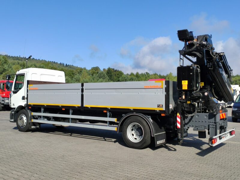 Renault Midlum 180.240DXI + HDS HYVA HB170E2 Udzwig 3.6Tony Nowe Ogumienie Tył Poduszka ważne UDT Super Stan UNIKAT