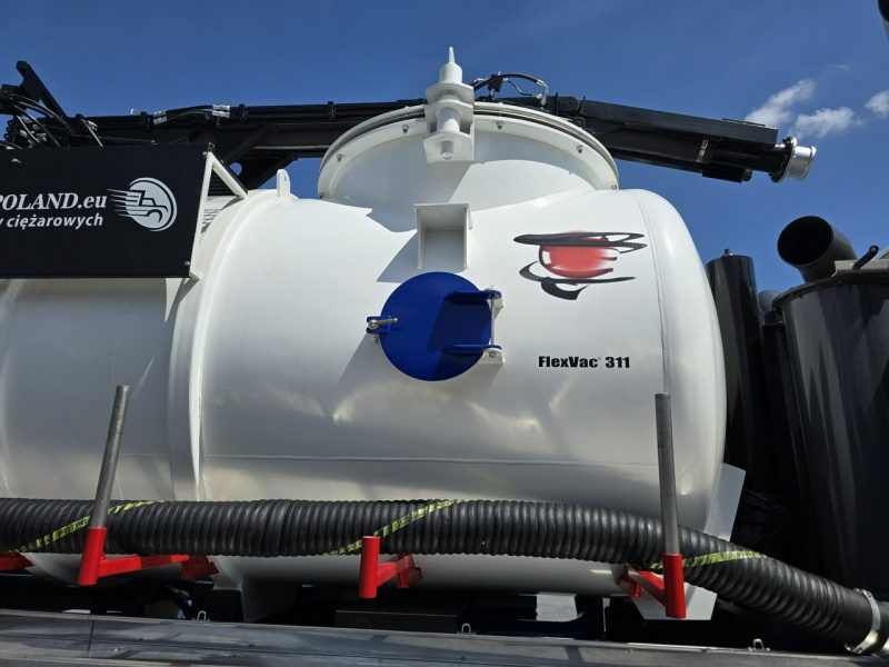 Scania Larsen FlexVac 311 Ładowarka próżniowa ssąca koparka ssąca substancje sypkie odkurzacz WUKO Saugbagger