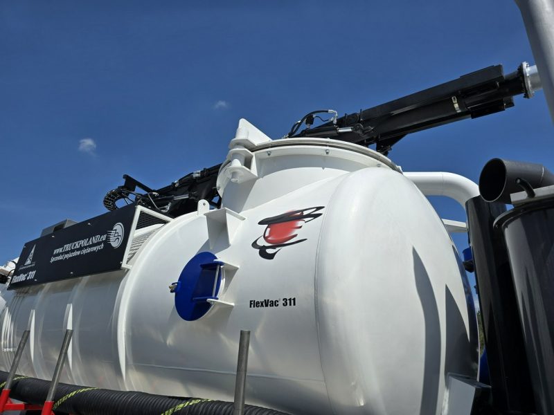 Scania Larsen FlexVac 311 Ładowarka próżniowa ssąca koparka ssąca substancje sypkie odkurzacz WUKO Saugbagger