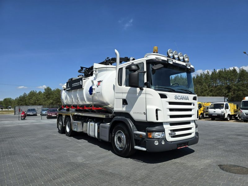 Scania Larsen FlexVac 311 Ładowarka próżniowa ssąca koparka ssąca substancje sypkie odkurzacz WUKO Saugbagger