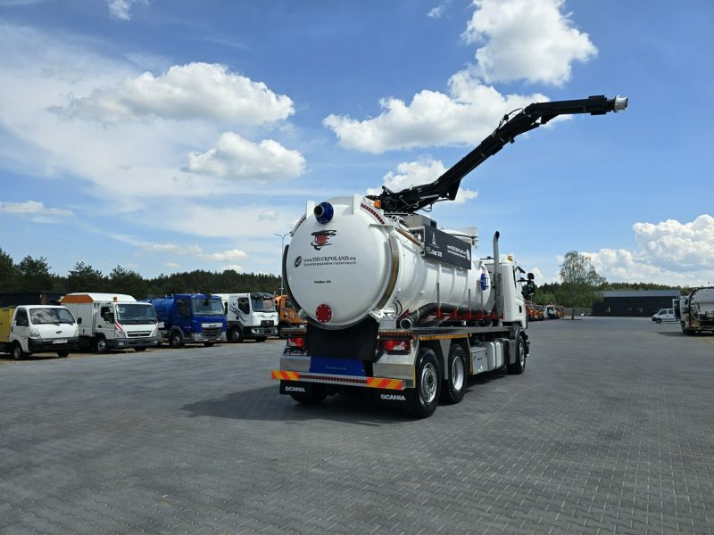 Scania Larsen FlexVac 311 Ładowarka próżniowa ssąca koparka ssąca substancje sypkie odkurzacz WUKO Saugbagger