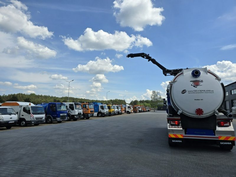 Scania Larsen FlexVac 311 Ładowarka próżniowa ssąca koparka ssąca substancje sypkie odkurzacz WUKO Saugbagger