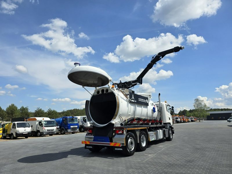 Scania Larsen FlexVac 311 Ładowarka próżniowa ssąca koparka ssąca substancje sypkie odkurzacz WUKO Saugbagger
