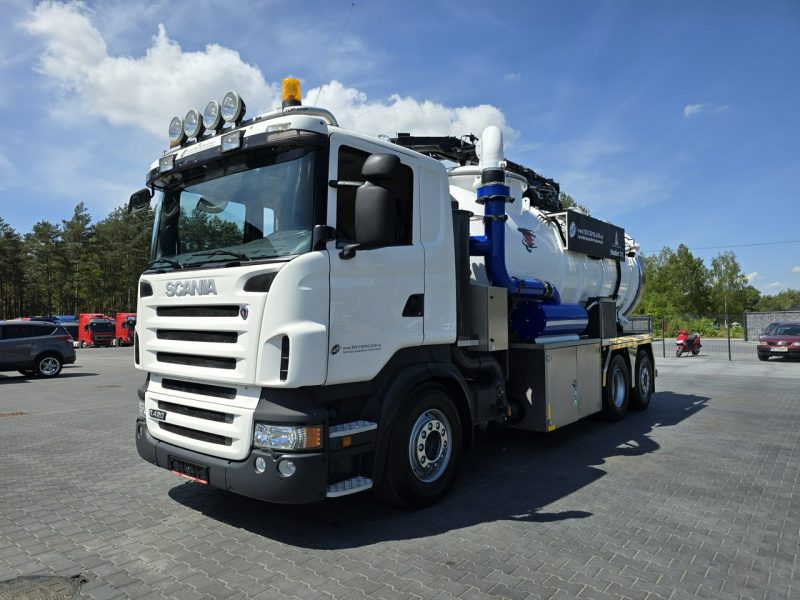 Scania Larsen FlexVac 311 Ładowarka próżniowa ssąca koparka ssąca substancje sypkie odkurzacz WUKO Saugbagger