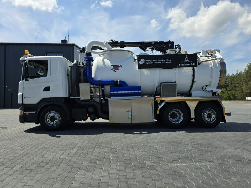 Scania Larsen FlexVac 311 Ładowarka próżniowa ssąca koparka ssąca substancje sypkie odkurzacz WUKO Saugbagger