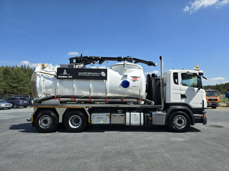 Scania Larsen FlexVac 311 Ładowarka próżniowa ssąca koparka ssąca substancje sypkie odkurzacz WUKO Saugbagger