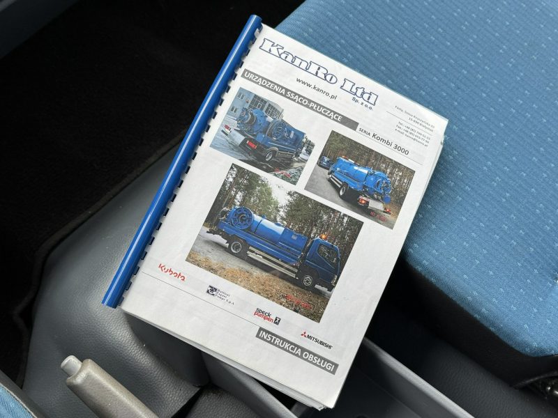 Mitsubishi Canter 7C18 3.0/150 KM Asenizcyjny WUKO Combi do Czyszczenia Udrażniania Przetykania Kanałów Kanalizacji