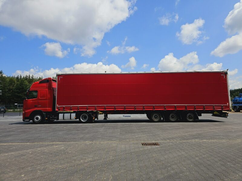 Volvo FH13 XXL 420 EURO 5 2011 r MEGA klima dachowa + KRONE FH13 XXL 420 EURO 5 2011 r MEGA low deck + KRONE