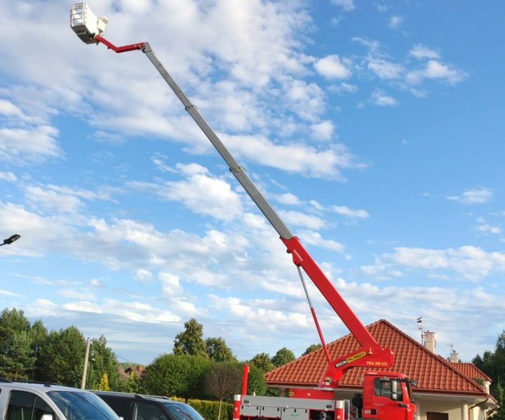 MAN TGM 18.280 4x4 Zwyżka Bison Palfinger TKA 28 Podnośnik Koszowy Wysokość Podnoszenia 28m 100% SPRAWNY UNIKAT STAN P7