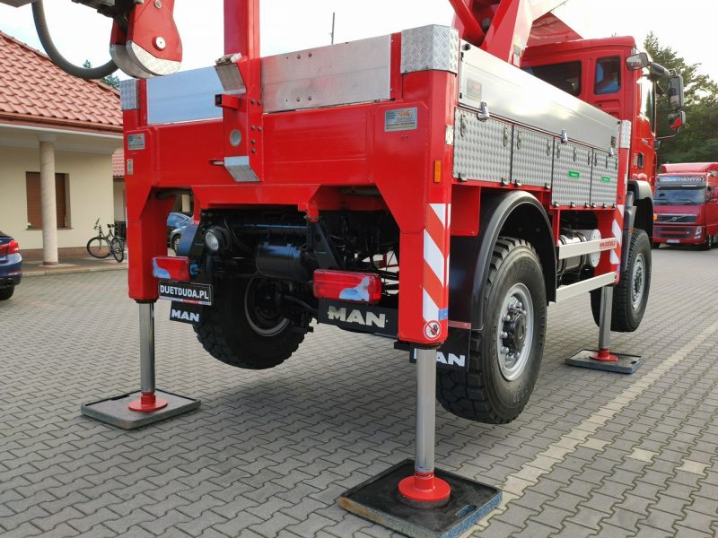 MAN TGM 18.280 4x4 Zwyżka Bison Palfinger TKA 28 Podnośnik Koszowy Wysokość Podnoszenia 28m 100% SPRAWNY UNIKAT STAN P7