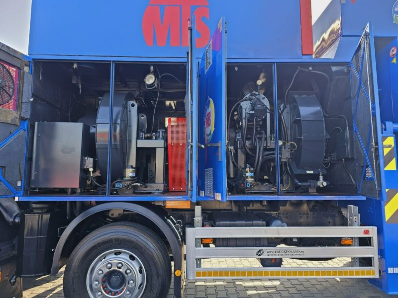 Iveco MTS 4 x turbina odkurzacz koparka ssąca substancje sypkie koparka ssąca substancje sypkie odkurzacz WUKO Saugbagger