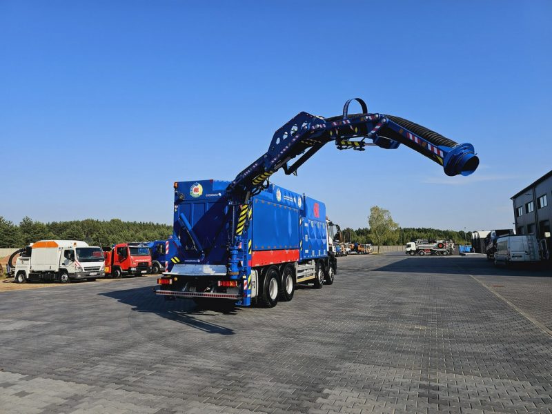 Iveco MTS 4 x turbina odkurzacz koparka ssąca substancje sypkie koparka ssąca substancje sypkie odkurzacz WUKO Saugbagger