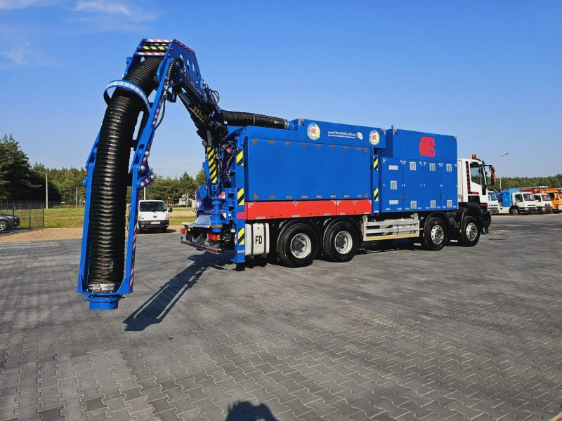 Iveco MTS 4 x turbina odkurzacz koparka ssąca substancje sypkie koparka ssąca substancje sypkie odkurzacz WUKO Saugbagger