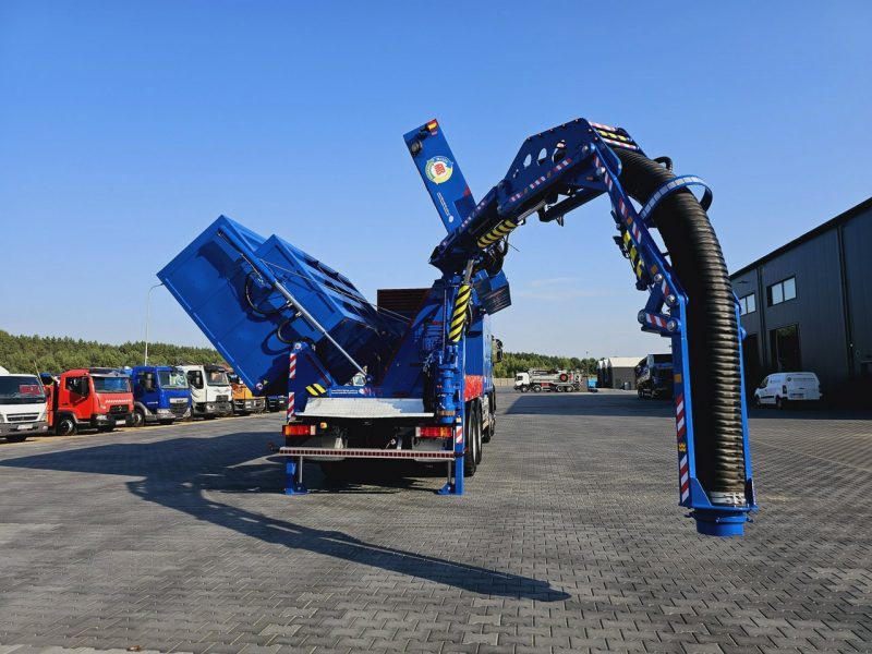 Iveco MTS 4 x turbina odkurzacz koparka ssąca substancje sypkie koparka ssąca substancje sypkie odkurzacz WUKO Saugbagger