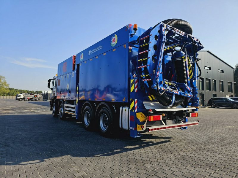 Iveco MTS 4 x turbina odkurzacz koparka ssąca substancje sypkie koparka ssąca substancje sypkie odkurzacz WUKO Saugbagger