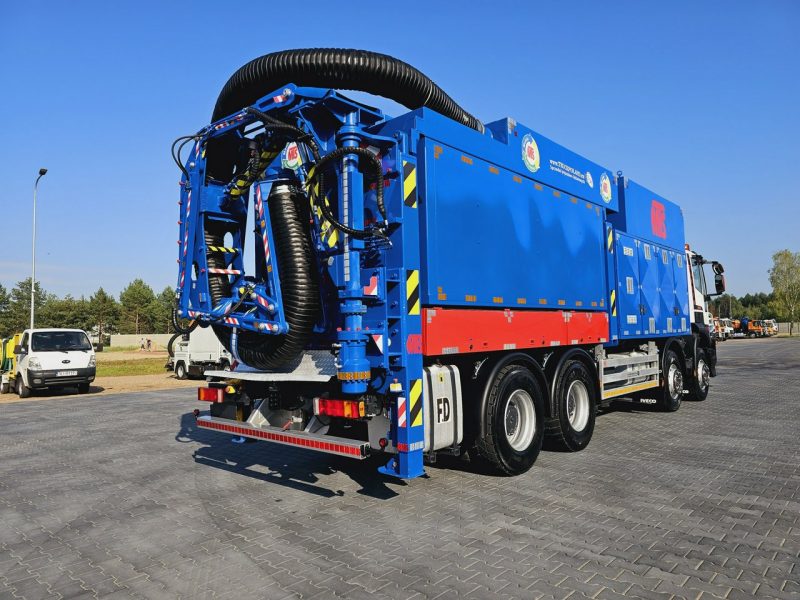 Iveco MTS 4 x turbina odkurzacz koparka ssąca substancje sypkie koparka ssąca substancje sypkie odkurzacz WUKO Saugbagger