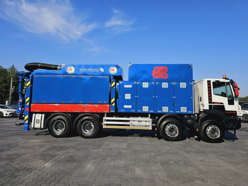Iveco MTS 4 x turbina odkurzacz koparka ssąca substancje sypkie koparka ssąca substancje sypkie odkurzacz WUKO Saugbagger