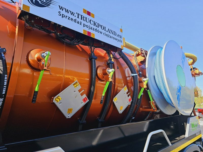 MAN WUKO KROLL ADR KOMBI DO CZYSZCZENIA KANAŁÓW NOWY ADR od 18.04. asenizacyjny separator beczka odpady czyszczenie