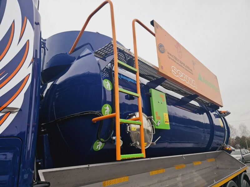 Scania Amphitec VORTEX ATEX Ładowarka próżniowa ssąco-nadmuchowa EURO 6 ATEX koparka ssąca substancje sypkie odkurzacz WUKO Saugbagger