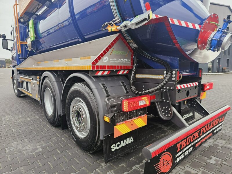 Scania Amphitec VORTEX ATEX Ładowarka próżniowa ssąco-nadmuchowa EURO 6 ATEX koparka ssąca substancje sypkie odkurzacz WUKO Saugbagger