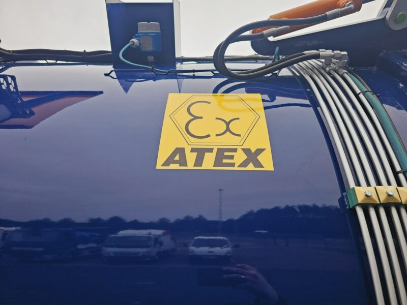 Scania Amphitec VORTEX ATEX Ładowarka próżniowa ssąco-nadmuchowa EURO 6 ATEX koparka ssąca substancje sypkie odkurzacz WUKO Saugbagger