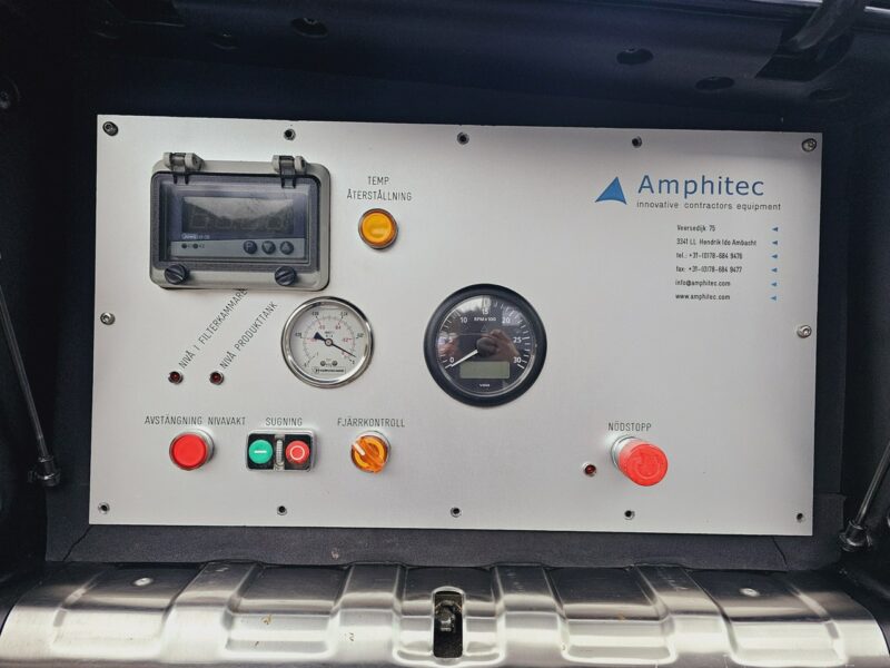 Scania Amphitec VORTEX ATEX Ładowarka próżniowa ssąco-nadmuchowa EURO 6 ATEX koparka ssąca substancje sypkie odkurzacz WUKO Saugbagger