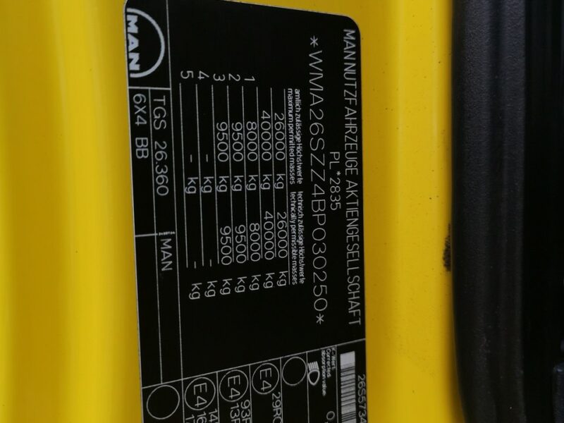 MAN TGS 6x4 HDS Palfinger PK 16001-K Salon Polska Niski Przebieg! Jeden Właściciel! Sterowanie z Siodełka! Zawieszenie Na Resorach!