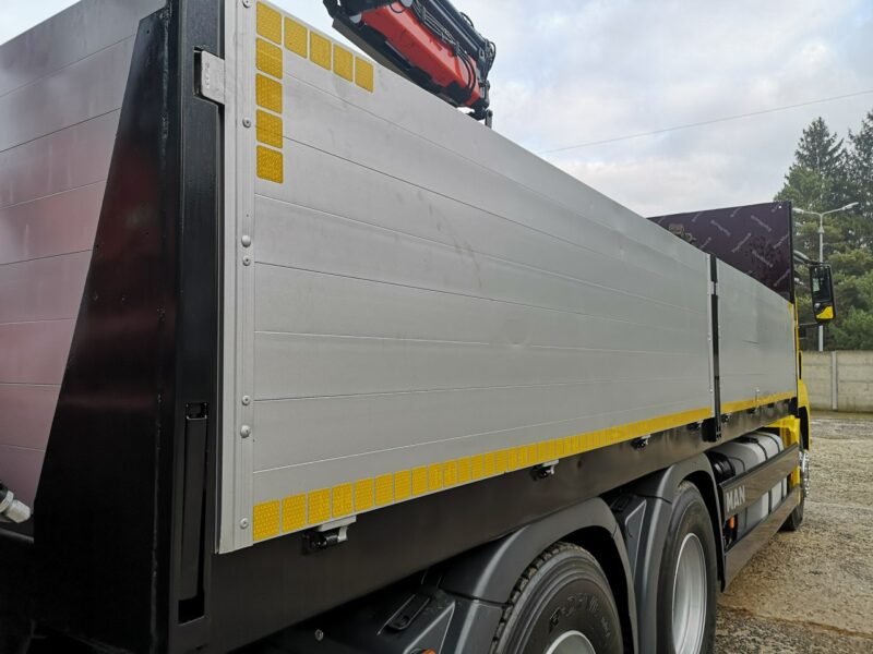 MAN TGS 6x4 HDS Palfinger PK 16001-K Salon Polska Niski Przebieg! Jeden Właściciel! Sterowanie z Siodełka! Zawieszenie Na Resorach!