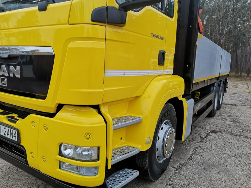 MAN TGS 6x4 HDS Palfinger PK 16001-K Salon Polska Niski Przebieg! Jeden Właściciel! Sterowanie z Siodełka! Zawieszenie Na Resorach!