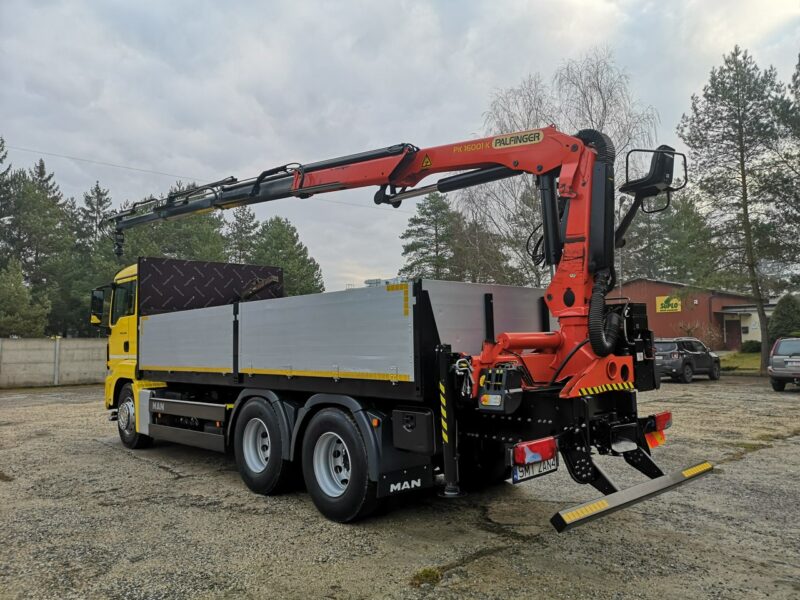 MAN TGS 6x4 HDS Palfinger PK 16001-K Salon Polska Niski Przebieg! Jeden Właściciel! Sterowanie z Siodełka! Zawieszenie Na Resorach!