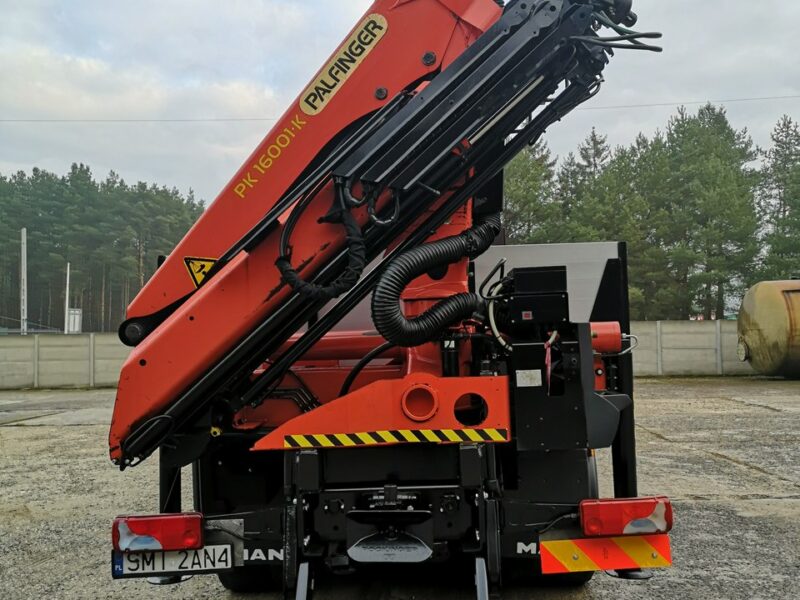 MAN TGS 6x4 HDS Palfinger PK 16001-K Salon Polska Niski Przebieg! Jeden Właściciel! Sterowanie z Siodełka! Zawieszenie Na Resorach!