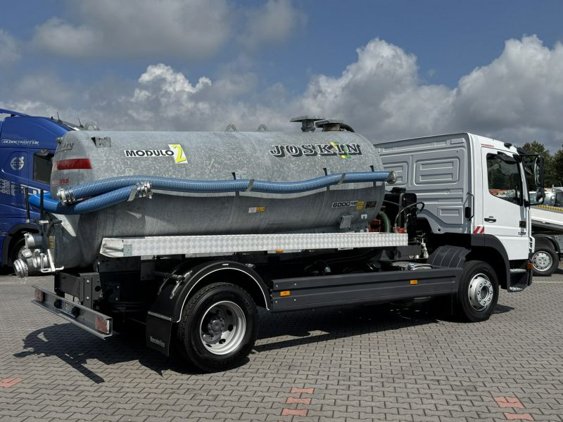 Mercedes Atego 1218 Asenizacyjny Szambiarka Beczka Szambowóz Poj.6m 2019r DMC-11990kg Ład-4470kg Zabudowa JOSKIN 6000 Litrów