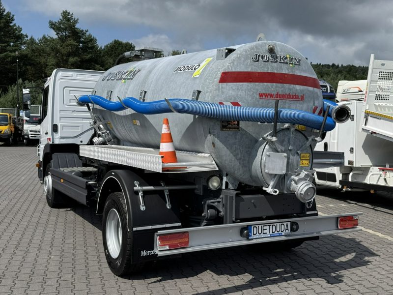 Mercedes Atego 1218 Asenizacyjny Szambiarka Beczka Szambowóz Poj.6m 2019r DMC-11990kg Ład-4470kg Zabudowa JOSKIN 6000 Litrów
