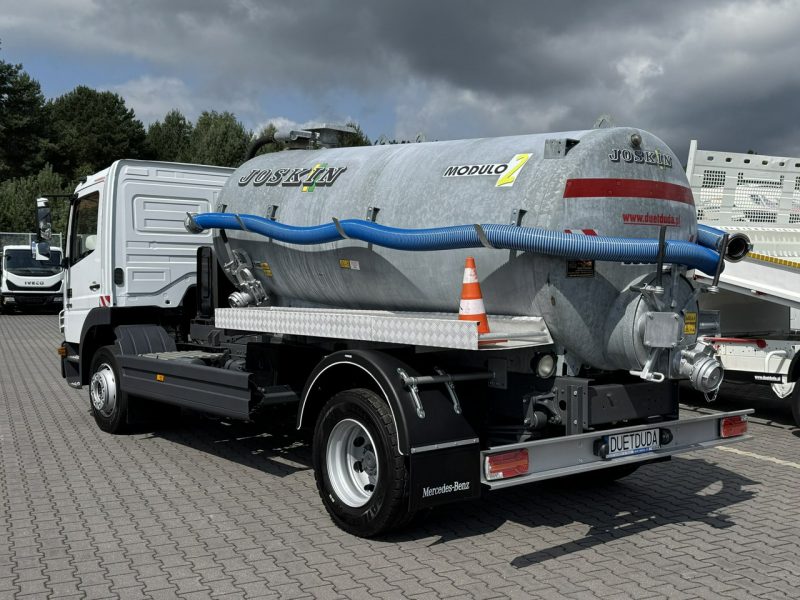 Mercedes Atego 1218 Asenizacyjny Szambiarka Beczka Szambowóz Poj.6m 2019r DMC-11990kg Ład-4470kg Zabudowa JOSKIN 6000 Litrów
