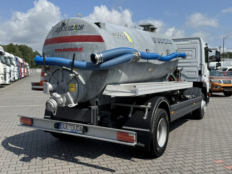 Mercedes Atego 1218 Asenizacyjny Szambiarka Beczka Szambowóz Poj.6m 2019r DMC-11990kg Ład-4470kg Zabudowa JOSKIN 6000 Litrów