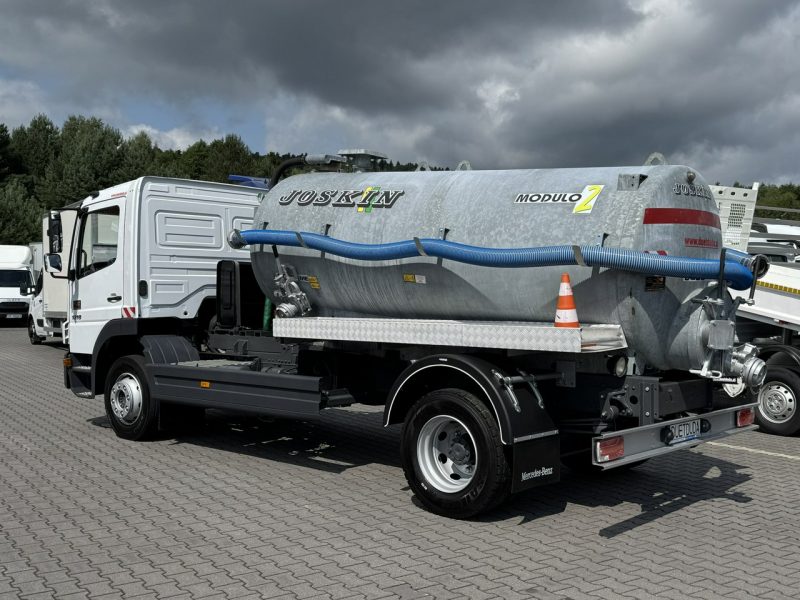 Mercedes Atego 1218 Asenizacyjny Szambiarka Beczka Szambowóz Poj.6m 2019r DMC-11990kg Ład-4470kg Zabudowa JOSKIN 6000 Litrów