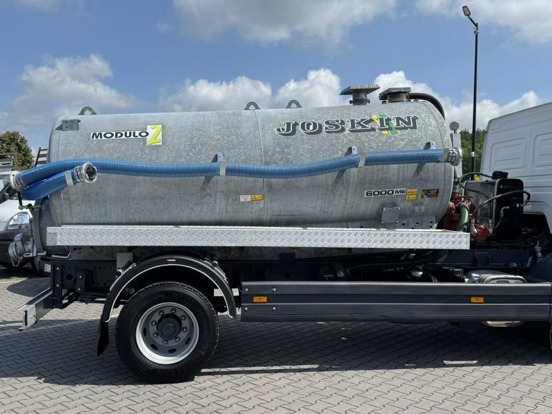 Mercedes Atego 1218 Asenizacyjny Szambiarka Beczka Szambowóz Poj.6m 2019r DMC-11990kg Ład-4470kg Zabudowa JOSKIN 6000 Litrów