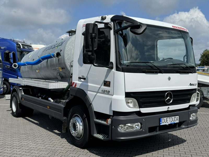 Mercedes Atego 1218 Asenizacyjny Szambiarka Beczka Szambowóz Poj.6m 2019r DMC-11990kg Ład-4470kg Zabudowa JOSKIN 6000 Litrów