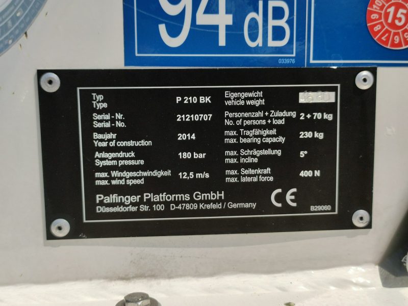 Iveco Volkswagen Crafter 4x4 Zwyżka 21m Palfinger P210BK JIP-Ogon udt Zasięg Boczny 16-metrów 4x4 Reduktor + Blokada Mostu Klimatyzacja P7