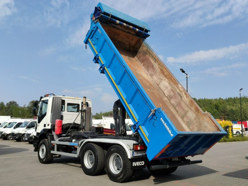Iveco Trakker 360 EEV Manual 6x4 Wywrot 3-stronny Hydroburta Bok i Tył Kiper Mały Przebieg tylko 143tys/km Stan Unikat !! Scania Man Mercedes