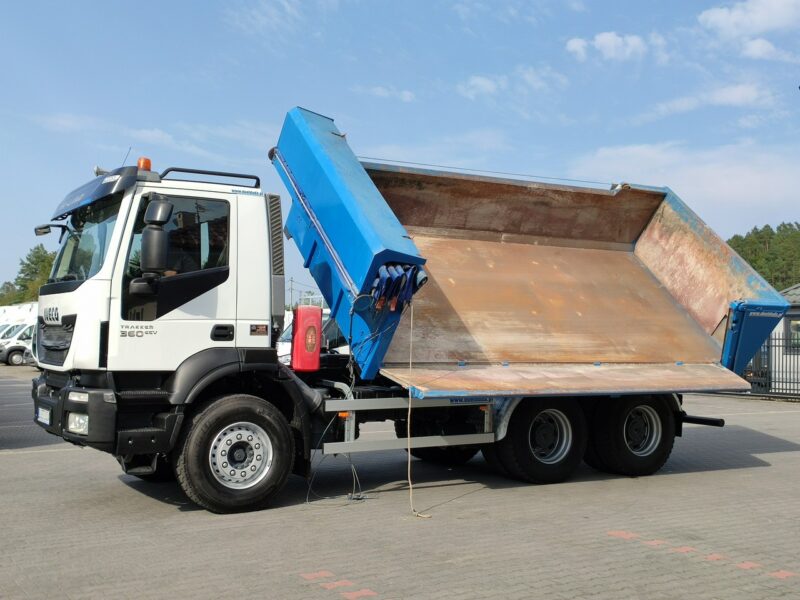 Iveco Trakker 360 EEV Manual 6x4 Wywrot 3-stronny Hydroburta Bok i Tył Kiper Mały Przebieg tylko 143tys/km Stan Unikat !! Scania Man Mercedes