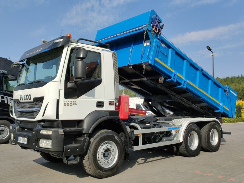 Iveco Trakker 360 EEV Manual 6x4 Wywrot 3-stronny Hydroburta Bok i Tył Kiper Mały Przebieg tylko 143tys/km Stan Unikat !! Scania Man Mercedes