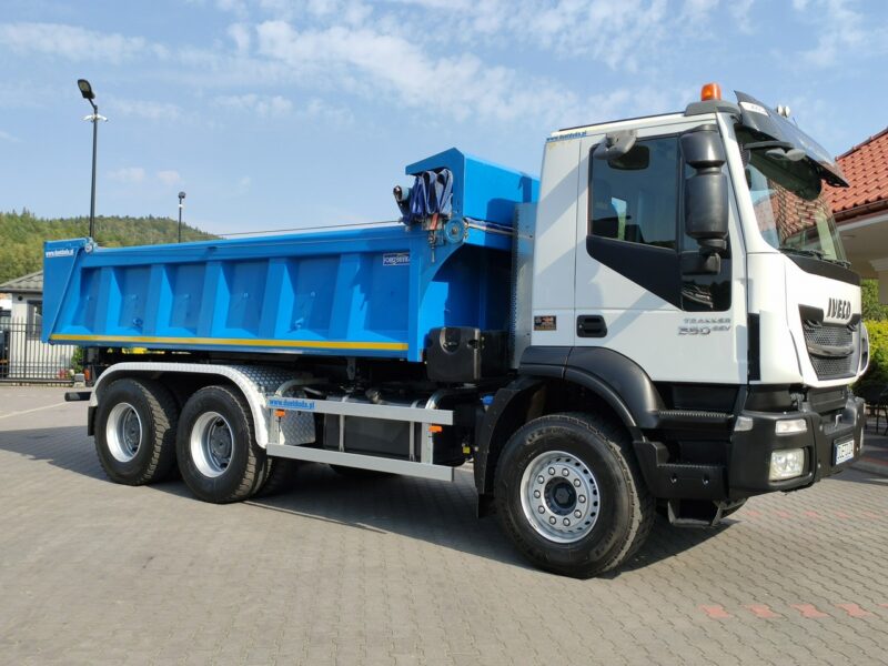 Iveco Trakker 360 EEV Manual 6x4 Wywrot 3-stronny Hydroburta Bok i Tył Kiper Mały Przebieg tylko 143tys/km Stan Unikat !! Scania Man Mercedes