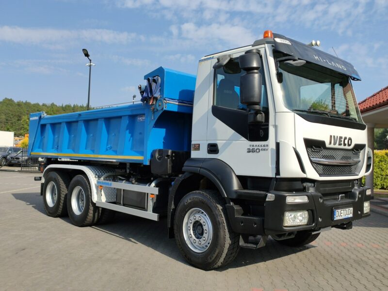 Iveco Trakker 360 EEV Manual 6x4 Wywrot 3-stronny Hydroburta Bok i Tył Kiper Mały Przebieg tylko 143tys/km Stan Unikat !! Scania Man Mercedes