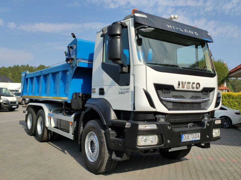 Iveco Trakker 360 EEV Manual 6x4 Wywrot 3-stronny Hydroburta Bok i Tył Kiper Mały Przebieg tylko 143tys/km Stan Unikat !! Scania Man Mercedes