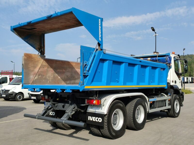 Iveco Trakker 360 EEV Manual 6x4 Wywrot 3-stronny Hydroburta Bok i Tył Kiper Mały Przebieg tylko 143tys/km Stan Unikat !! Scania Man Mercedes