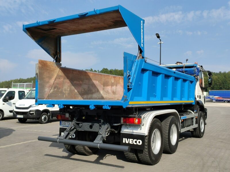 Iveco Trakker 360 EEV Manual 6x4 Wywrot 3-stronny Hydroburta Bok i Tył Kiper Mały Przebieg tylko 143tys/km Stan Unikat !! Scania Man Mercedes